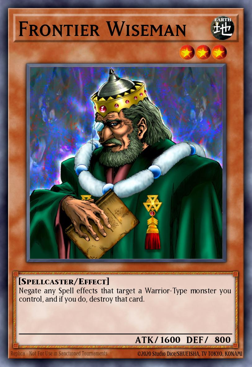 Frontier Wiseman Yu-Gi-Oh card