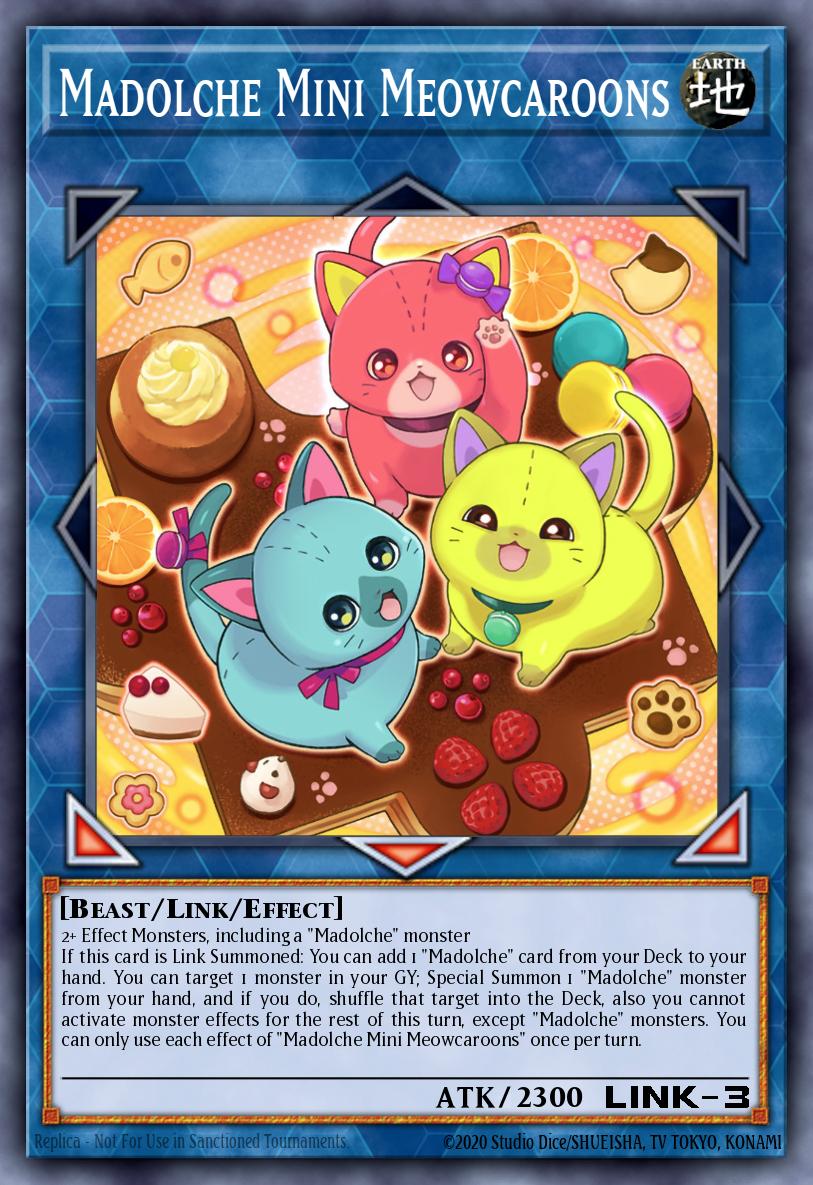 Madolche Mini Meowcaroons Yu-Gi-Oh card