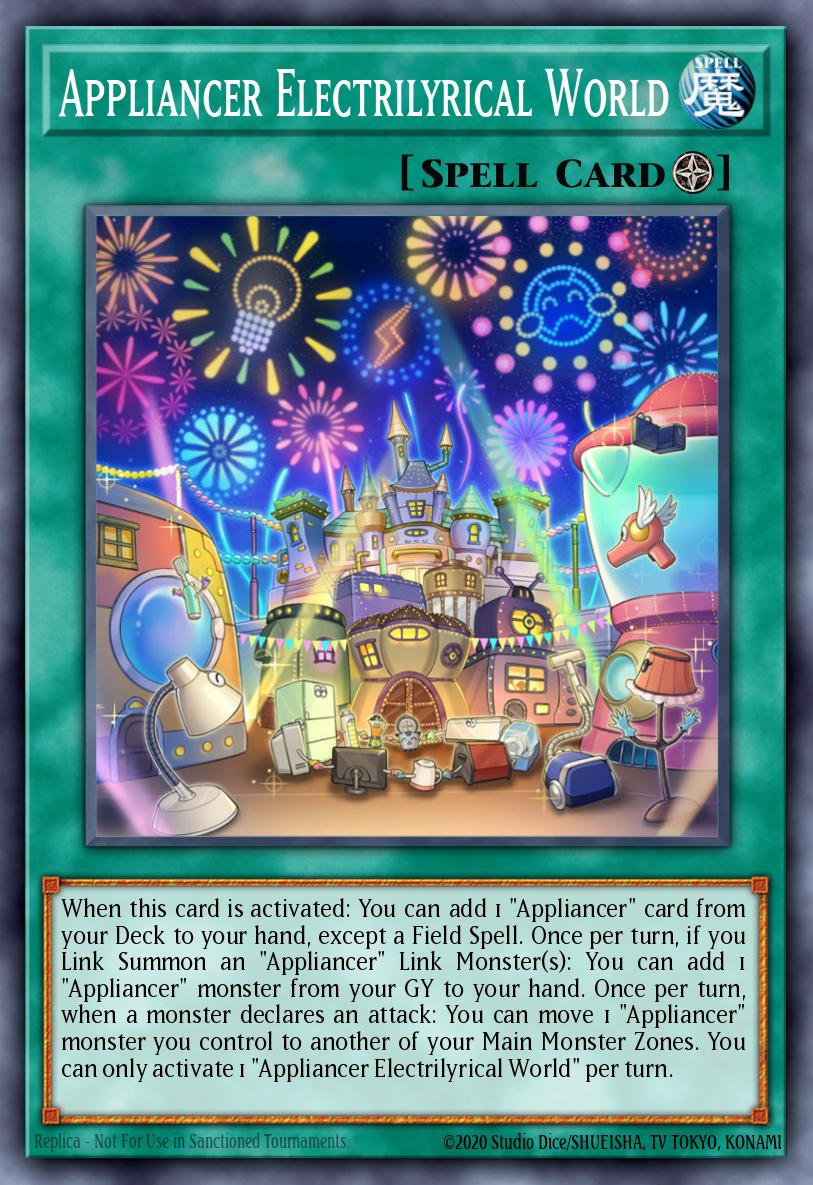 Appliancer Electrilyrical World Yu-Gi-Oh card