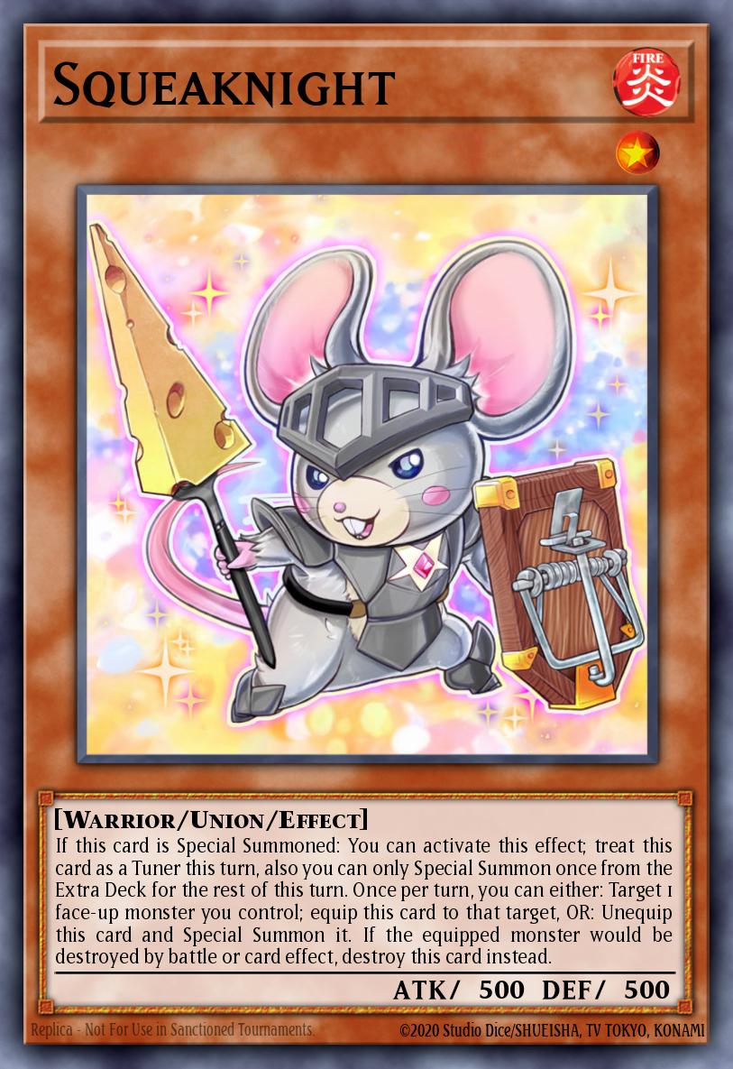 Squeaknight Yu-Gi-Oh card
