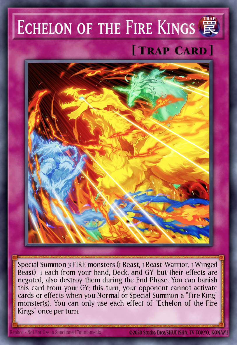 Echelon of the Fire Kings Yu-Gi-Oh card