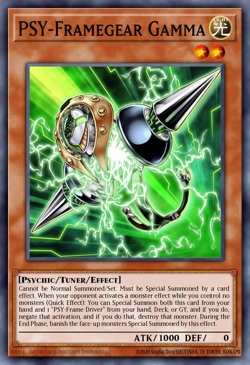 PSY-Framegear Gamma Yu-Gi-Oh card