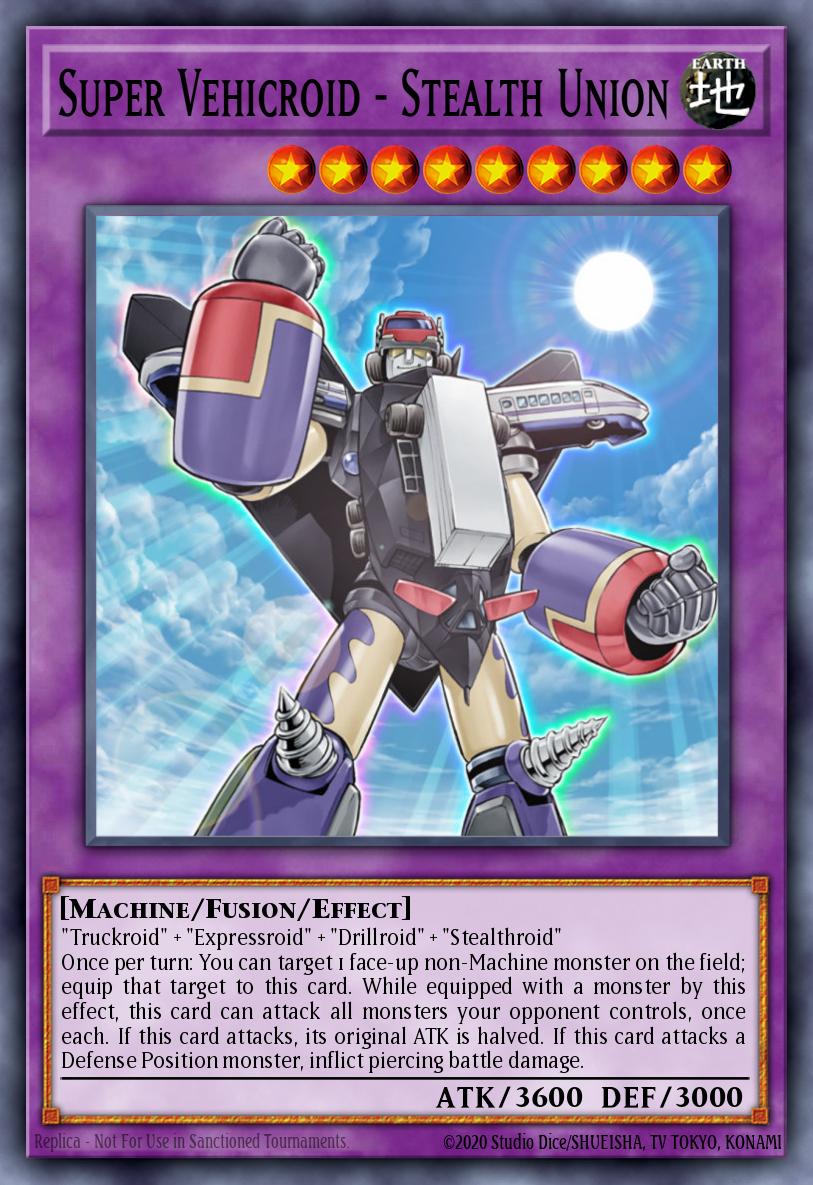 Super Vehicroid - Stealth Union Yu-Gi-Oh card