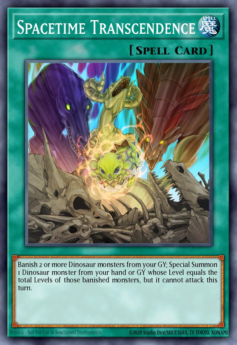 Spacetime Transcendence Yu-Gi-Oh card
