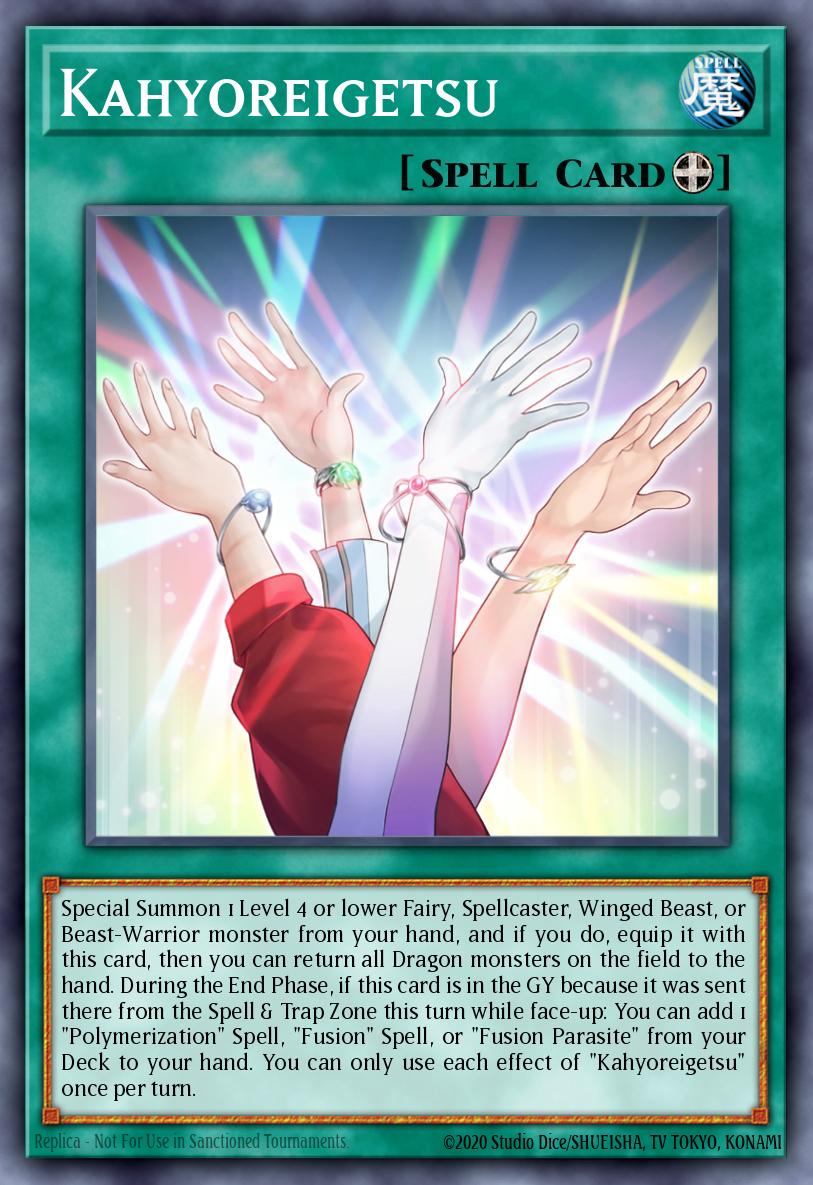 Kahyoreigetsu Yu-Gi-Oh card