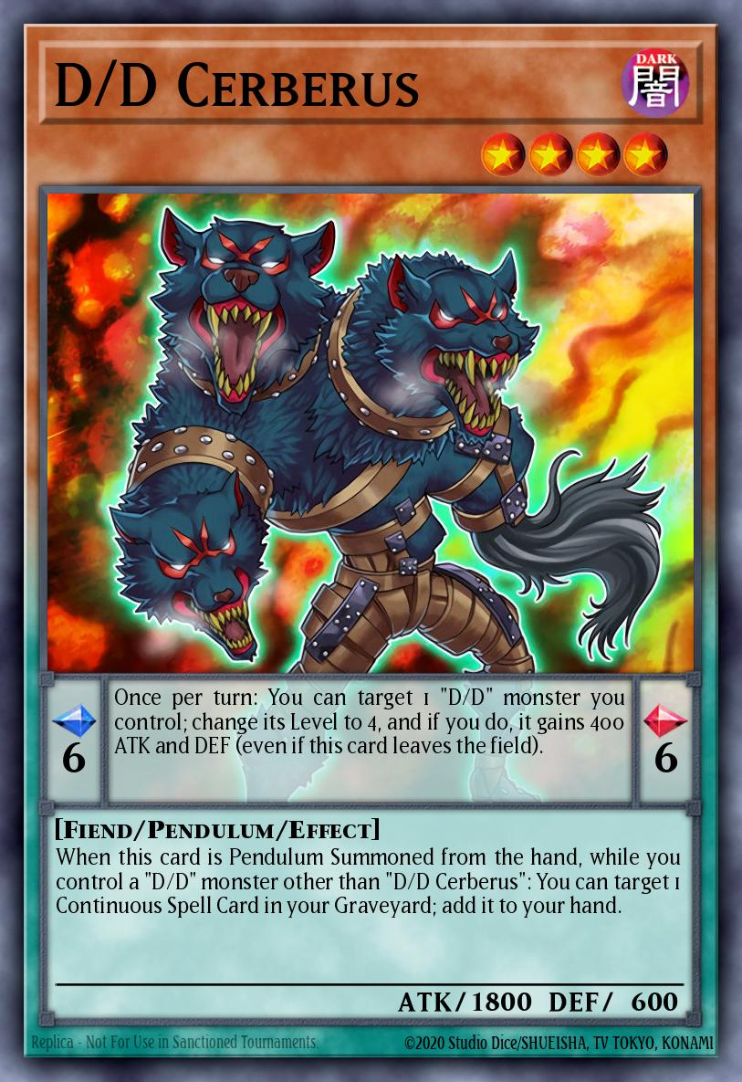 D/D Cerberus Yu-Gi-Oh card