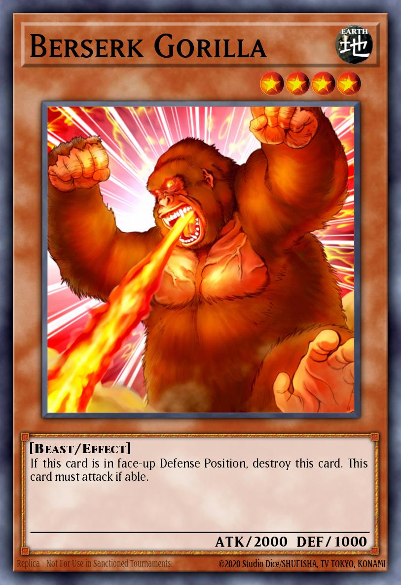 Berserk Gorilla Yu-Gi-Oh card
