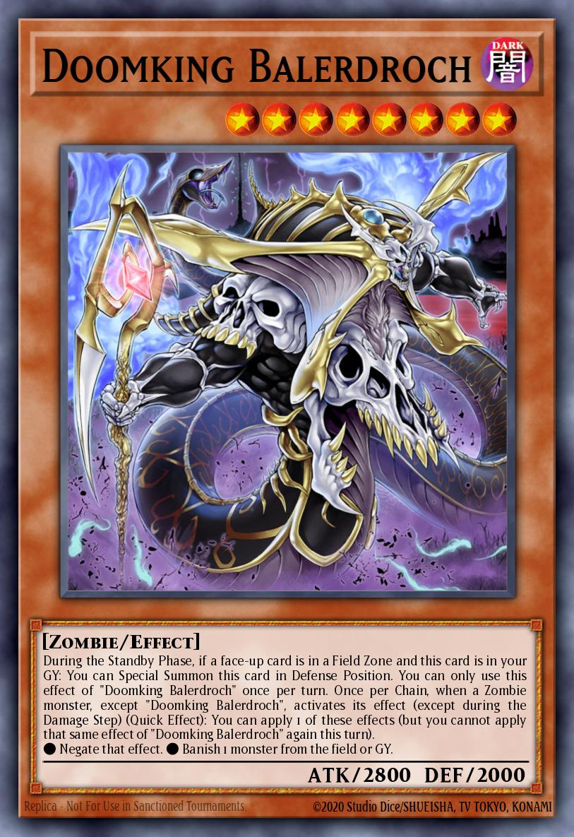 Doomking Balerdroch Yu-Gi-Oh card