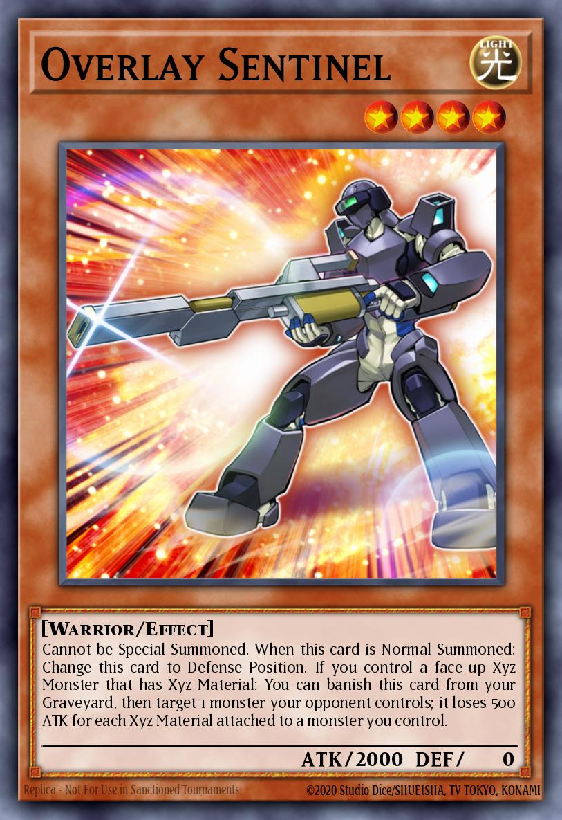 Overlay Sentinel Yu-Gi-Oh card