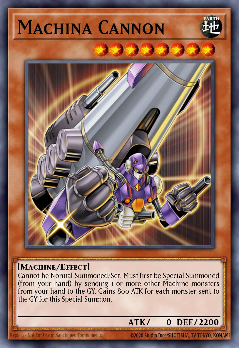 Machina Cannon Yu-Gi-Oh card