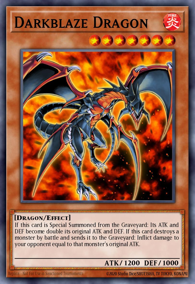Darkblaze Dragon Yu-Gi-Oh card