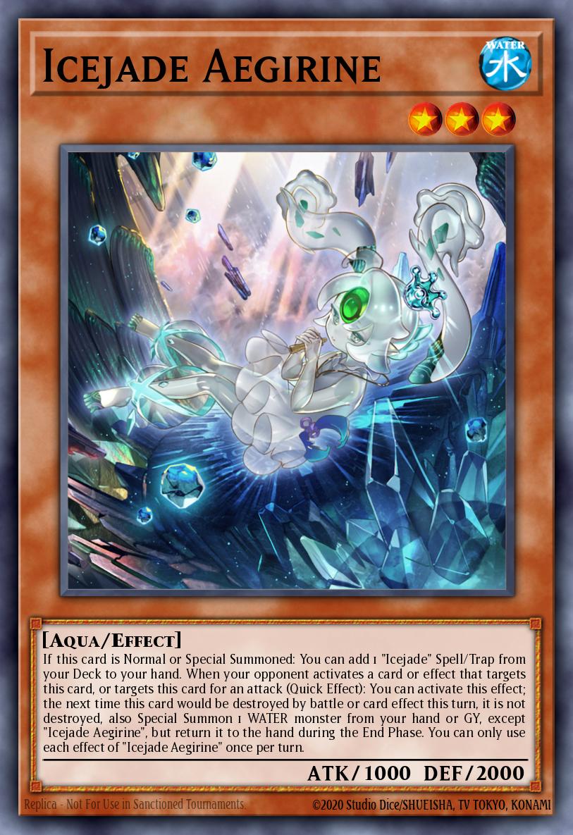 Icejade Aegirine Yu-Gi-Oh card