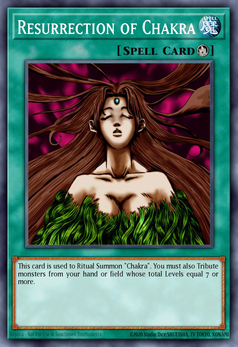 Resurrection of Chakra Yu-Gi-Oh card