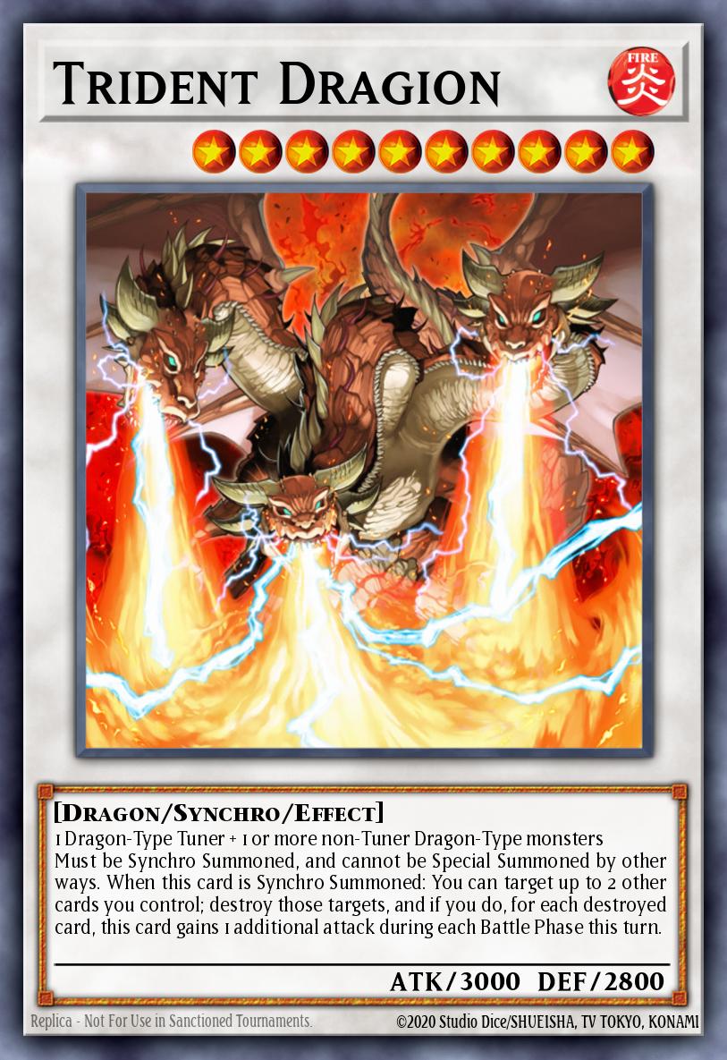 Trident Dragion Yu-Gi-Oh card