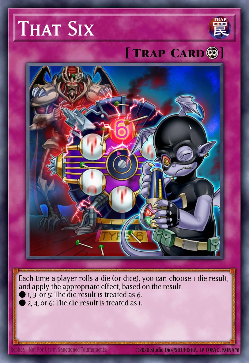 That Six Yu-Gi-Oh card