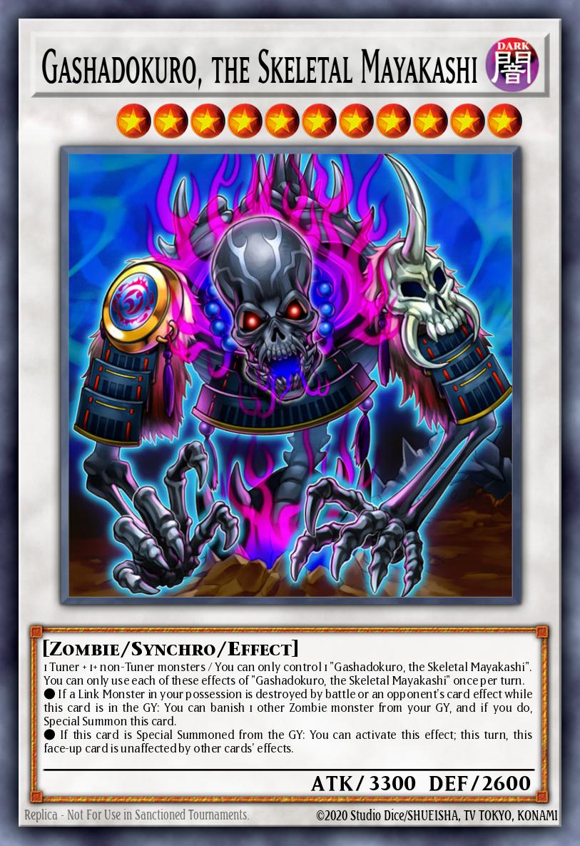Gashadokuro, the Skeletal Mayakashi Yu-Gi-Oh card