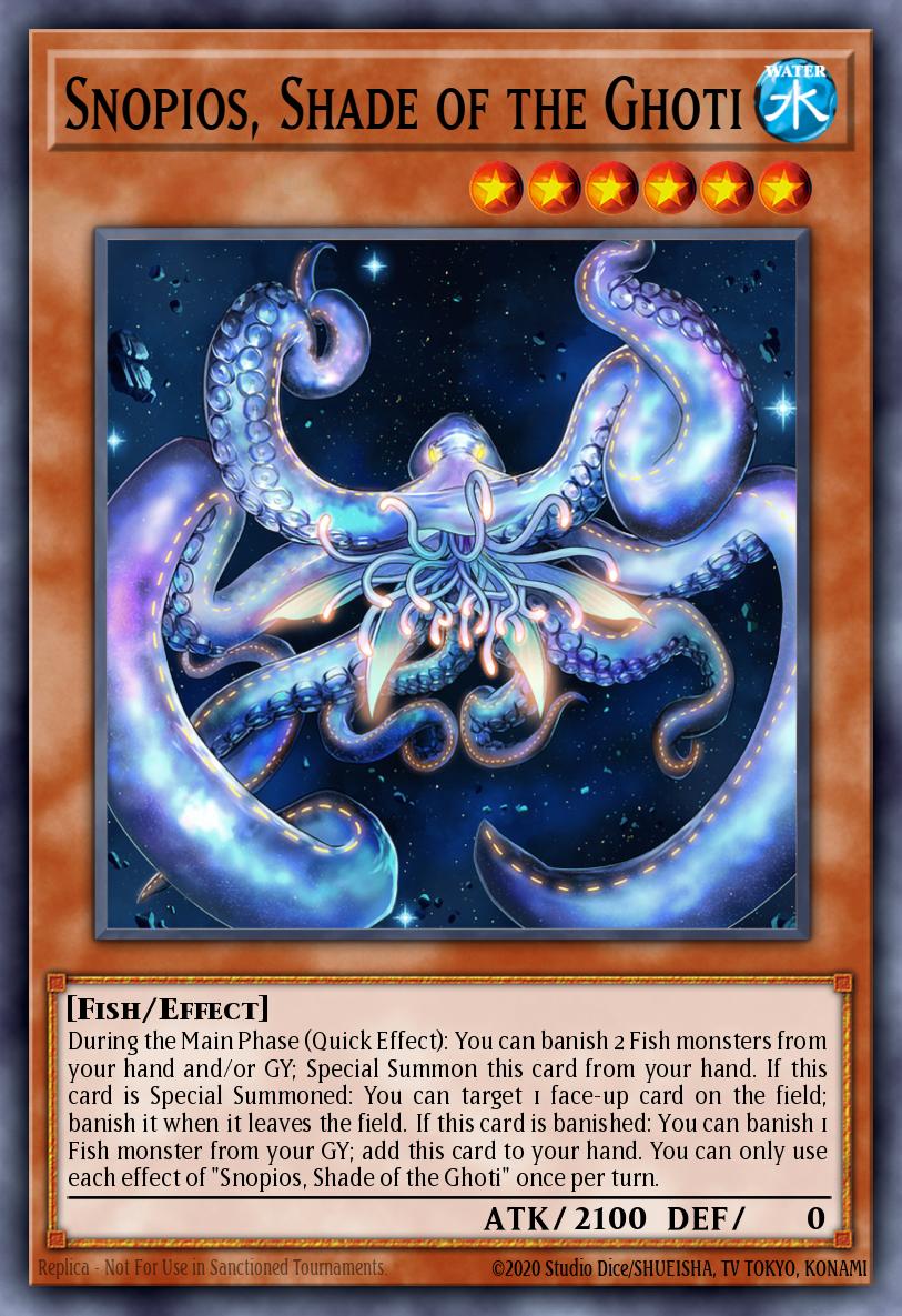 Snopios, Shade of the Ghoti Yu-Gi-Oh card