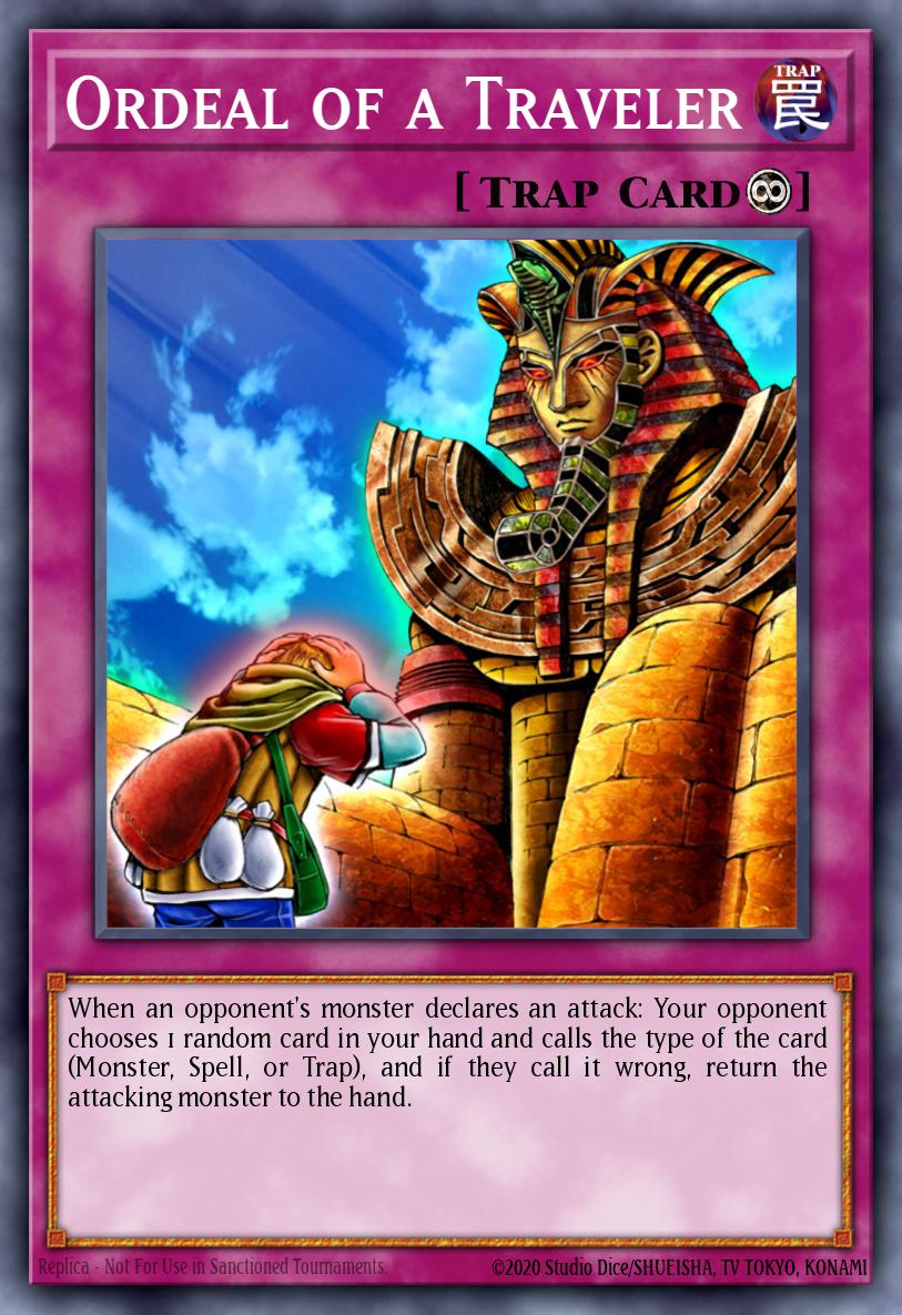 Ordeal of a Traveler Yu-Gi-Oh card