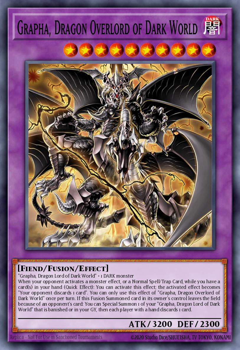 Grapha, Dragon Overlord of Dark World Yu-Gi-Oh card