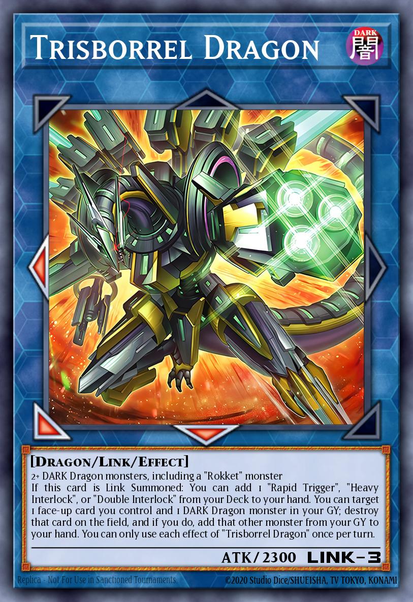Trisborrel Dragon Yu-Gi-Oh card