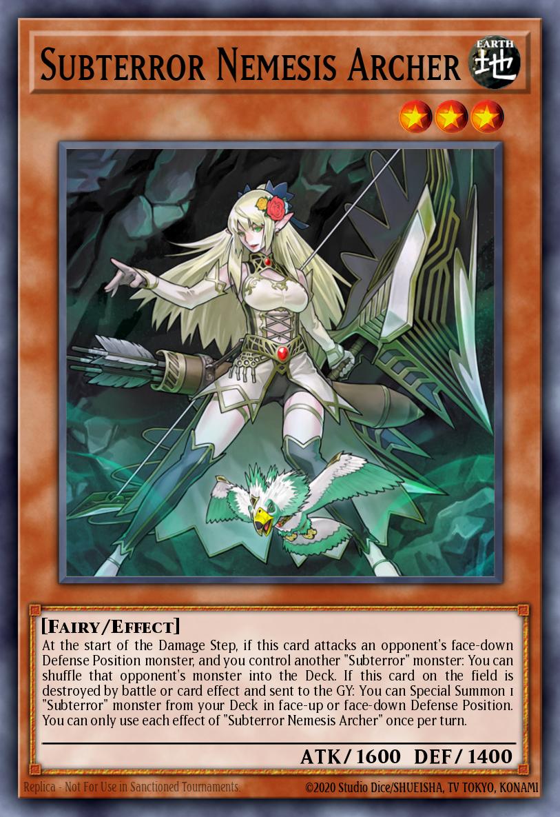 Subterror Nemesis Archer Yu-Gi-Oh card
