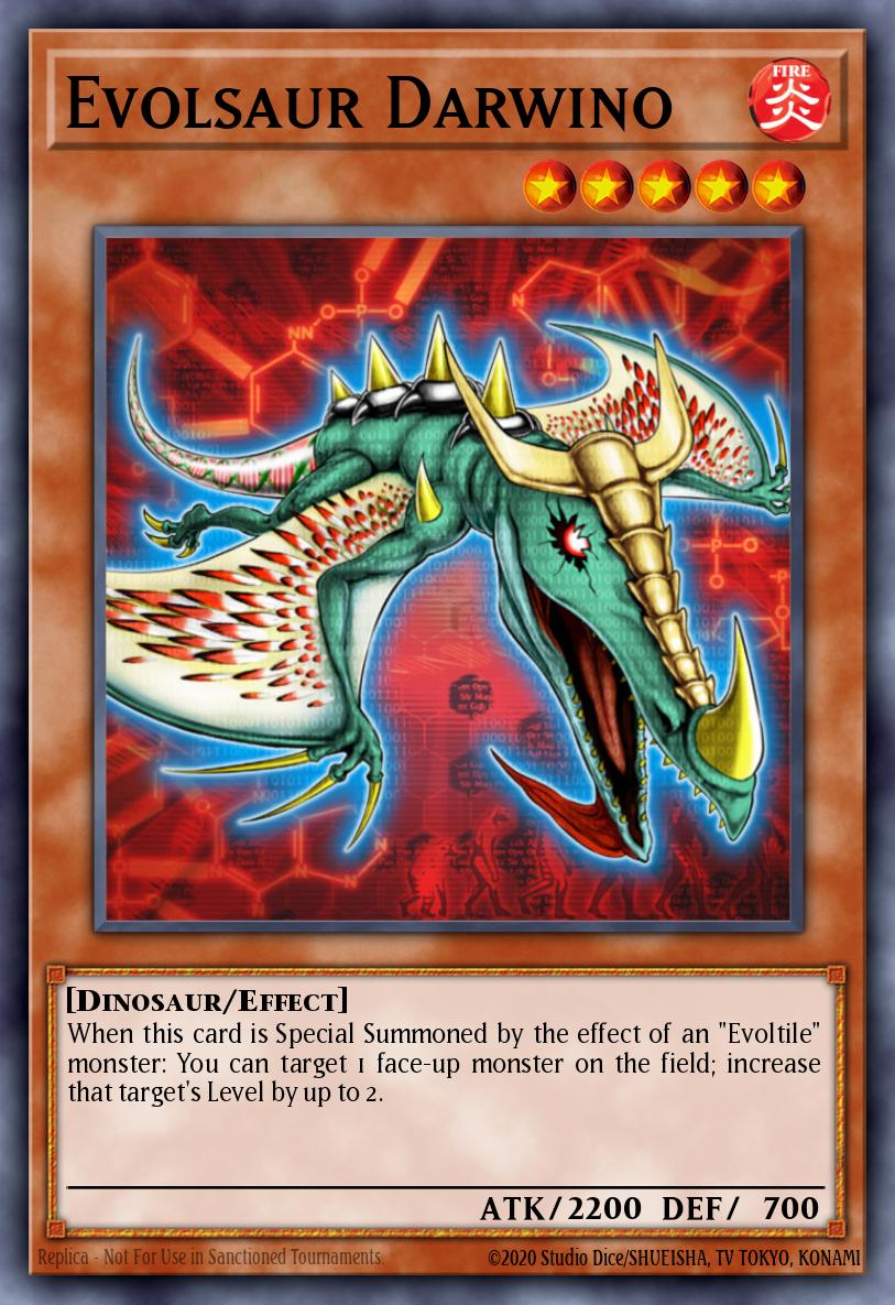 Evolsaur Darwino Yu-Gi-Oh card