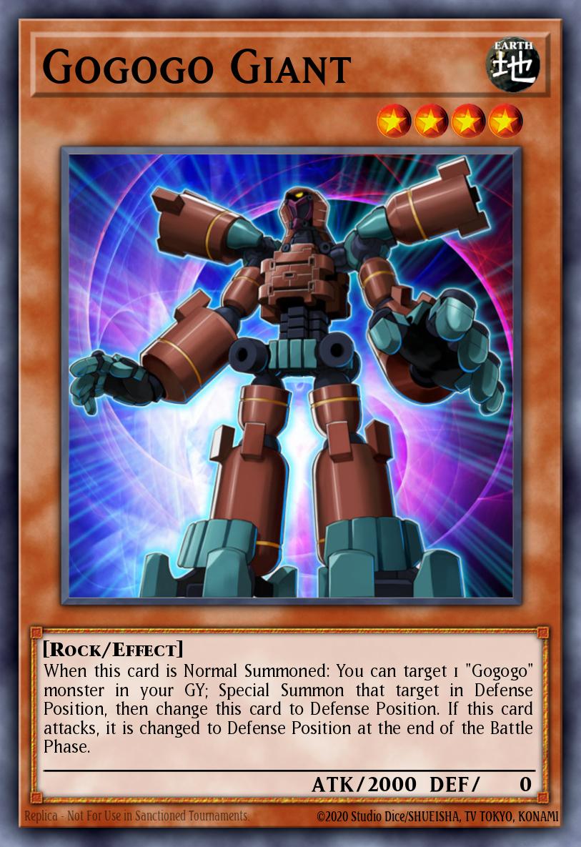 Gogogo Giant Yu-Gi-Oh card