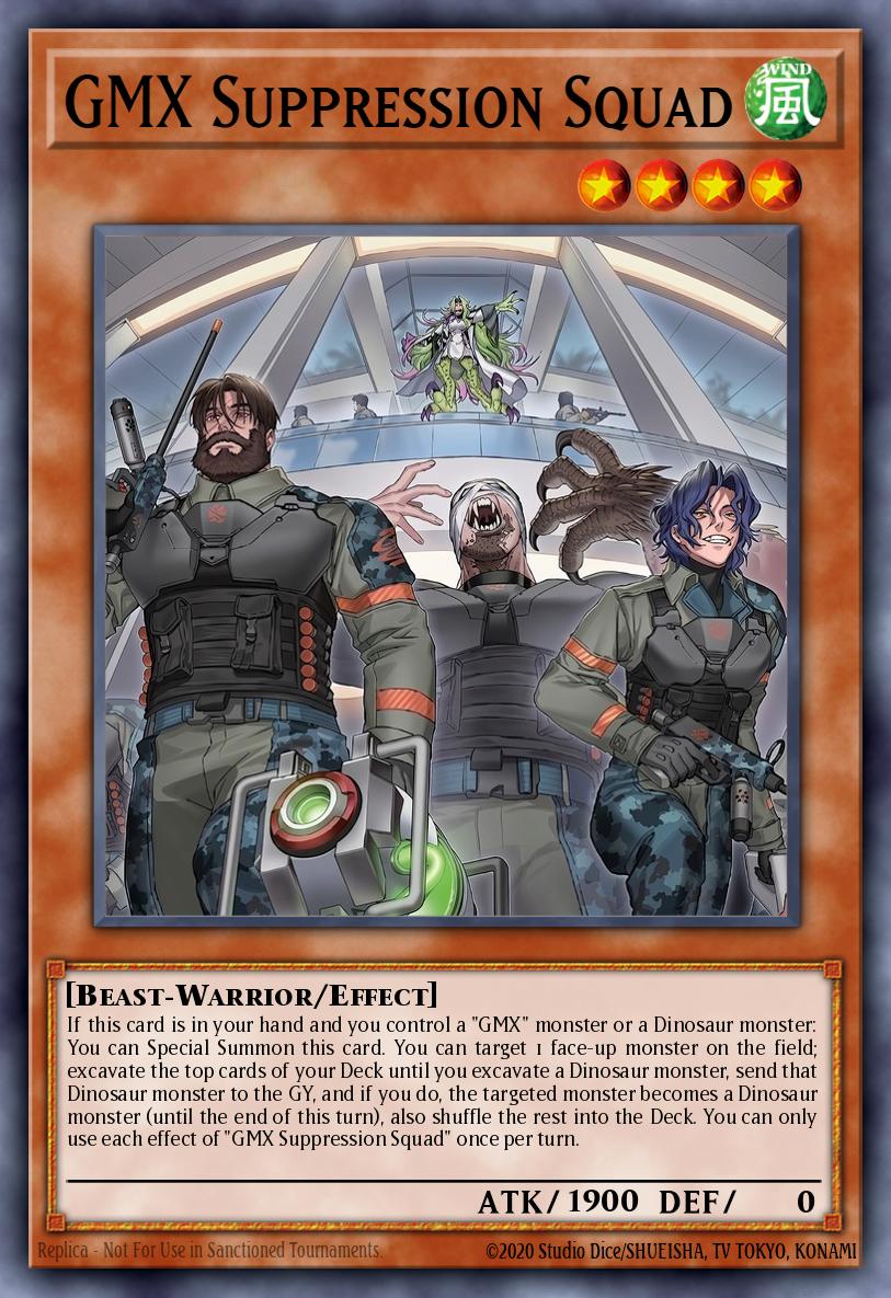 GMX Suppression Squad Yu-Gi-Oh card