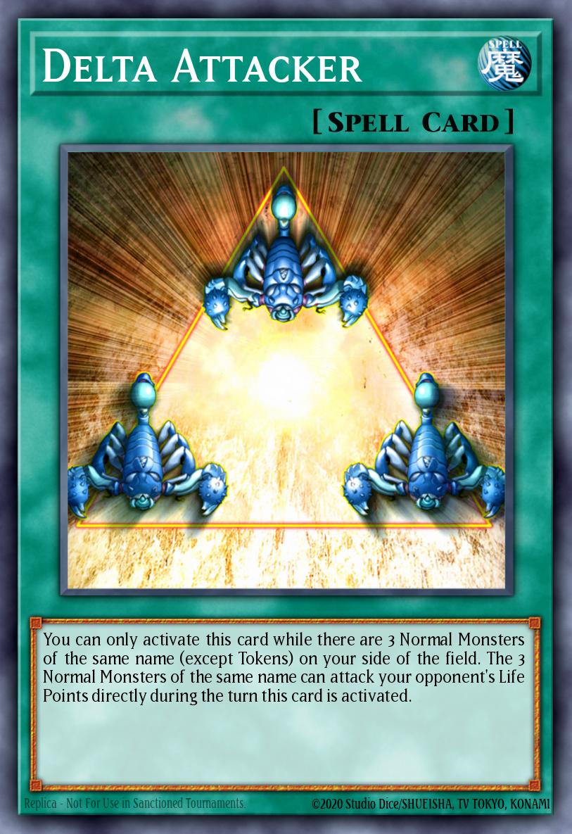 Delta Attacker Yu-Gi-Oh card