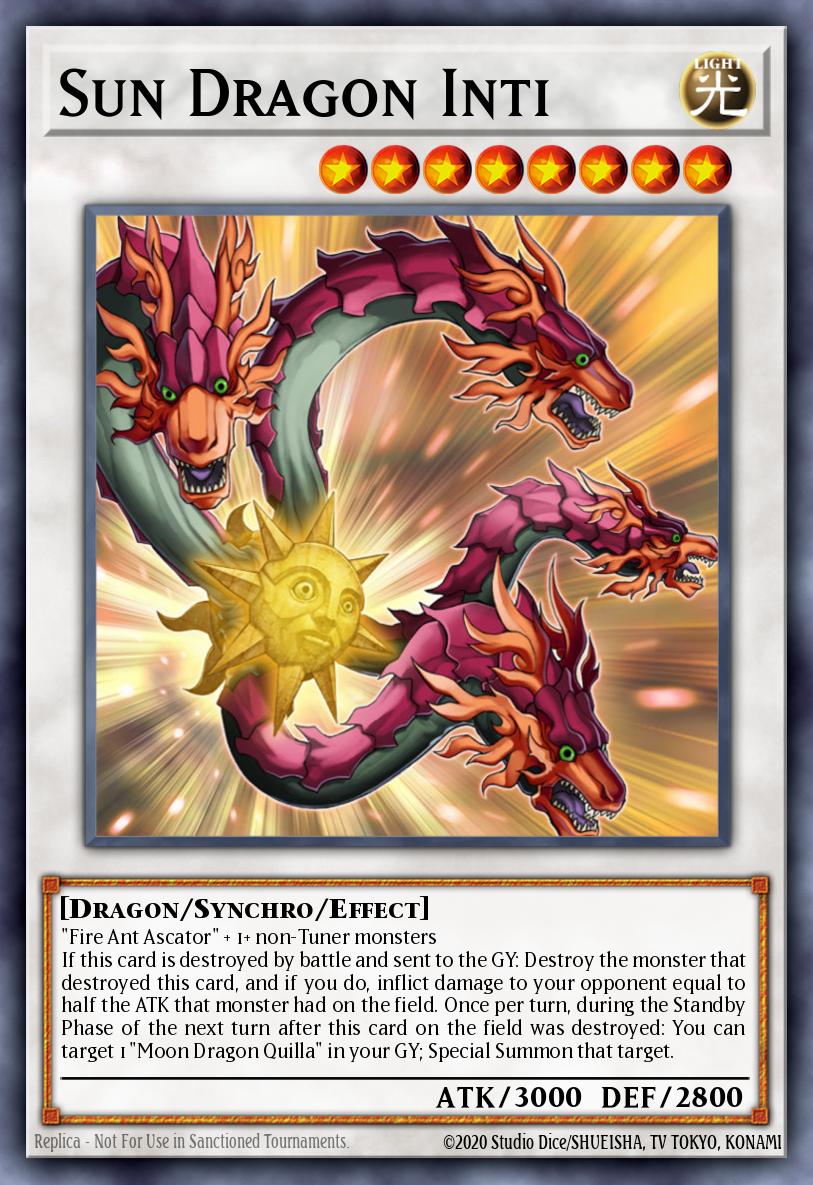 Sun Dragon Inti Yu-Gi-Oh card