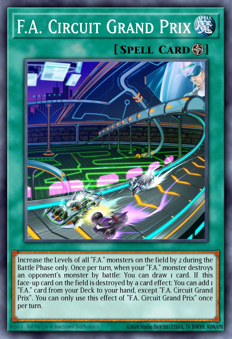 F.A. Circuit Grand Prix Yu-Gi-Oh card