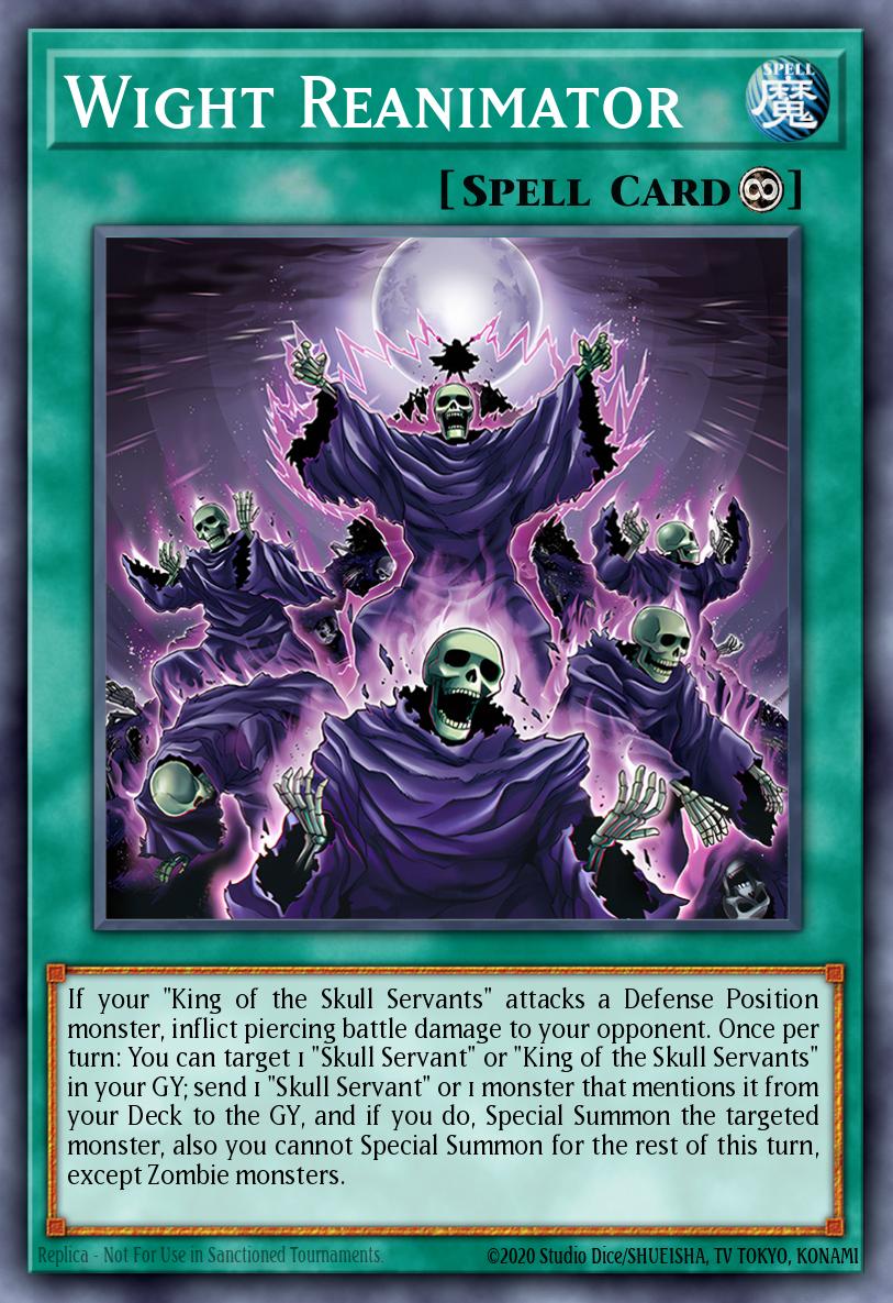 Wight Reanimator Yu-Gi-Oh card