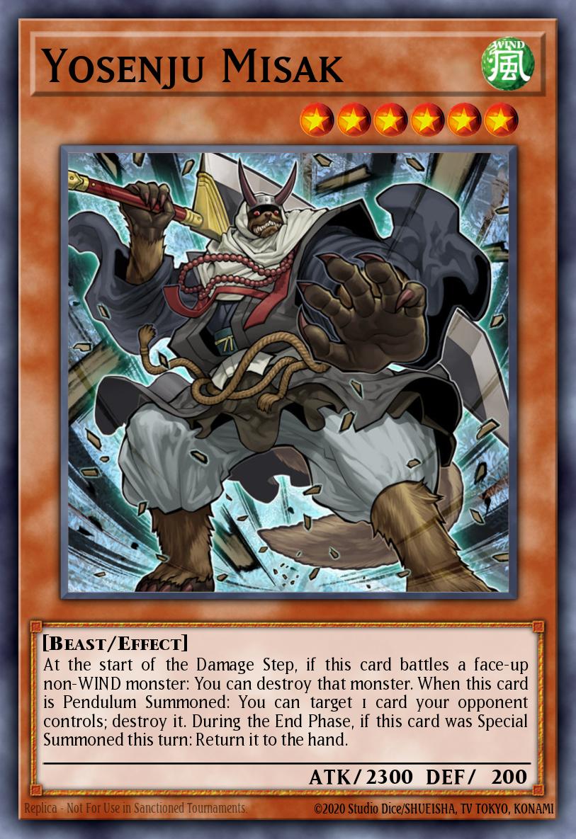 Yosenju Misak Yu-Gi-Oh card