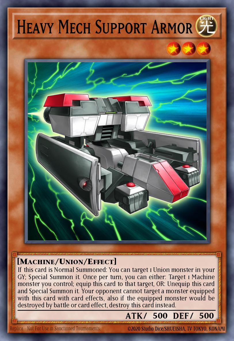 Heavy Mech Support Armor Yu-Gi-Oh card