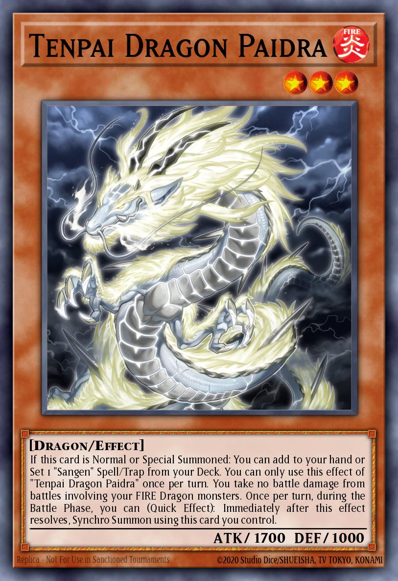 Tenpai Dragon Paidra Yu-Gi-Oh card