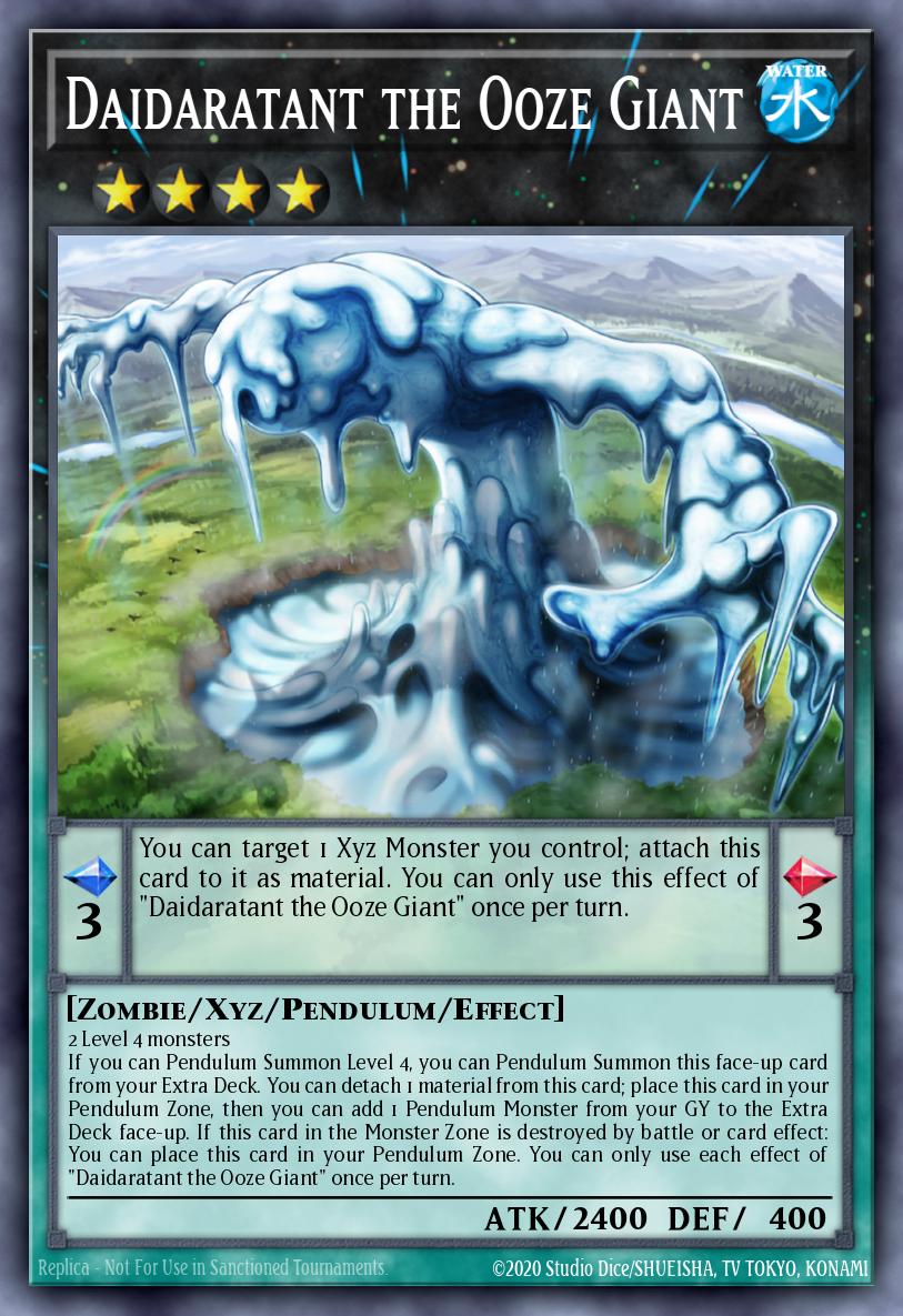 Daidaratant the Ooze Giant Yu-Gi-Oh card