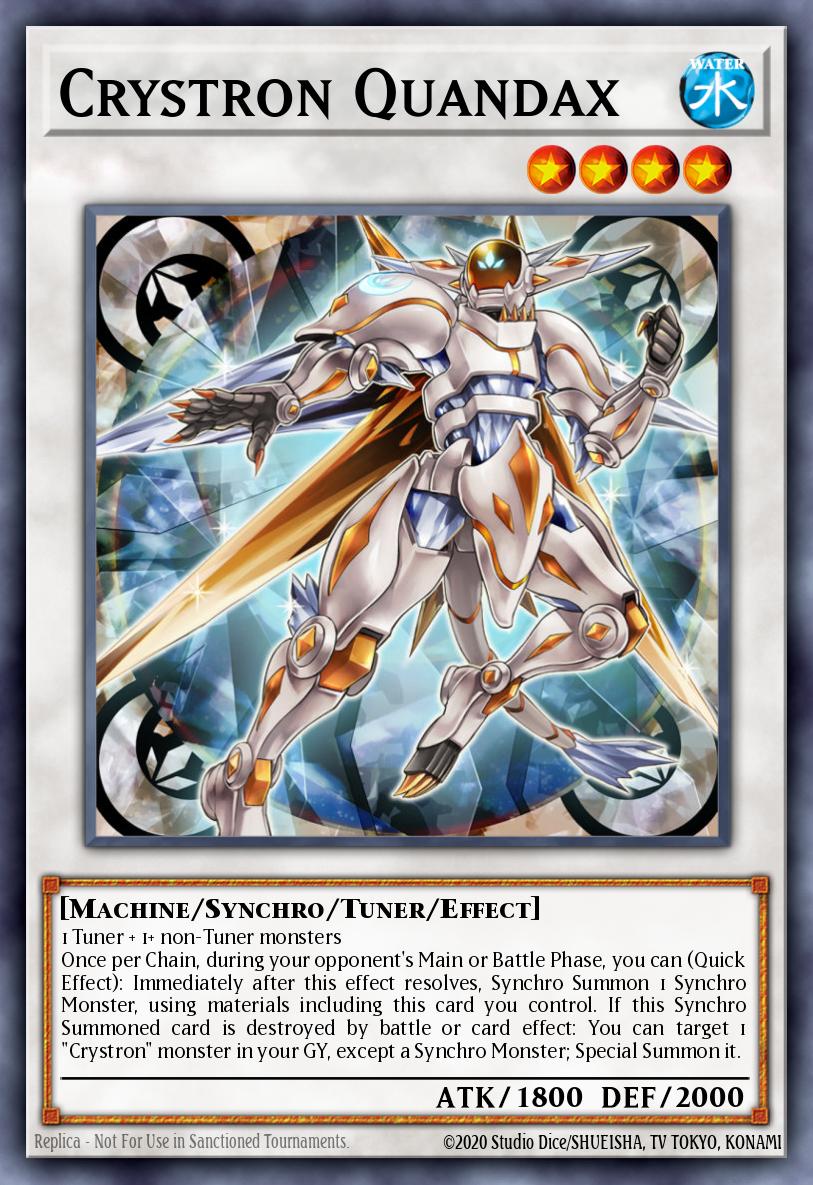 Crystron Quandax Yu-Gi-Oh card