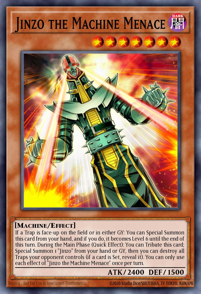 Jinzo the Machine Menace Yu-Gi-Oh card
