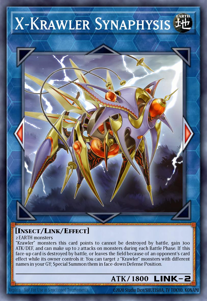 X-Krawler Synaphysis Yu-Gi-Oh card