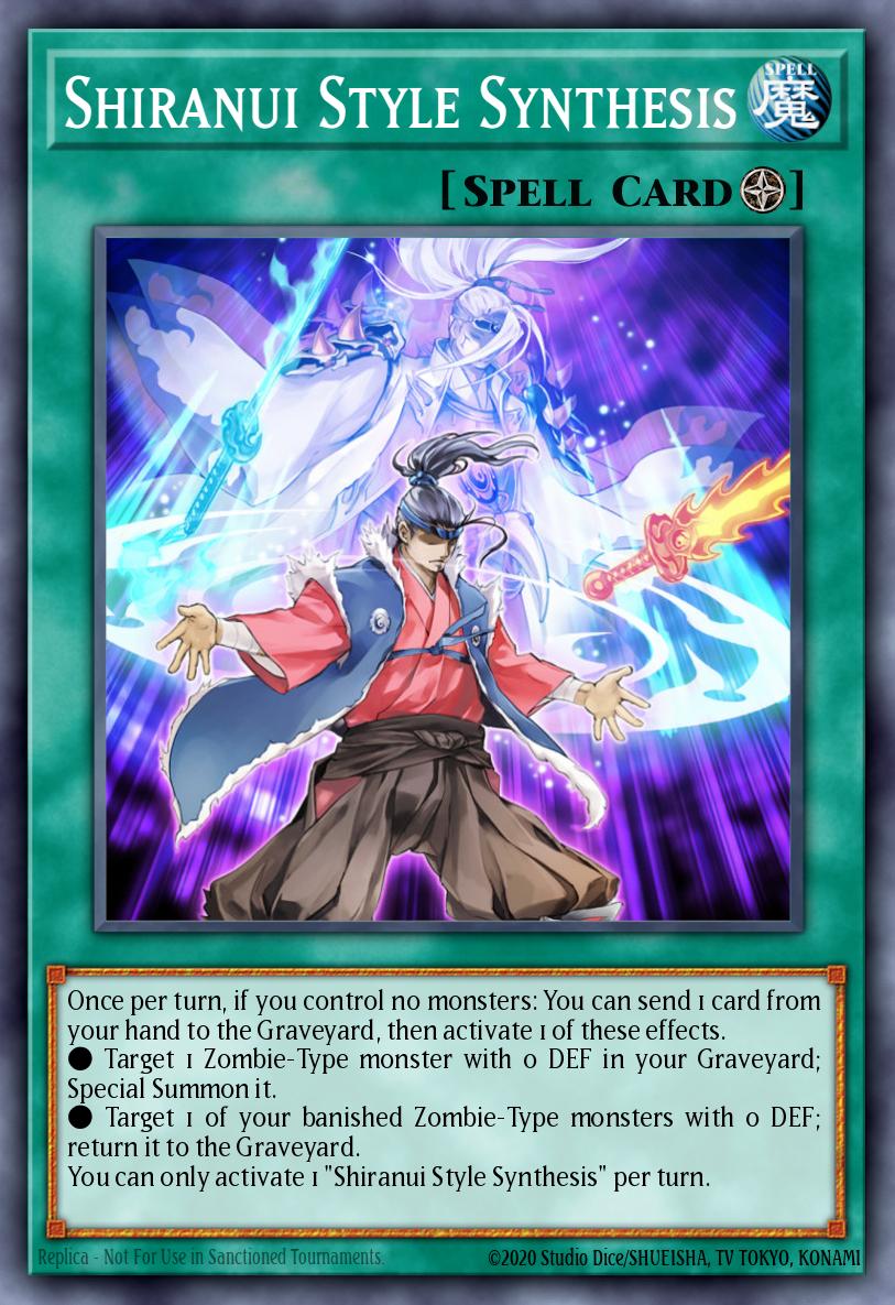 Shiranui Style Synthesis Yu-Gi-Oh card
