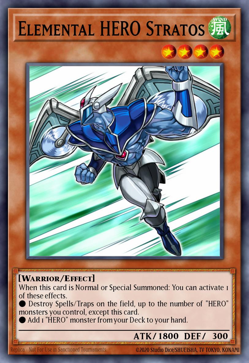 Elemental HERO Stratos Yu-Gi-Oh card
