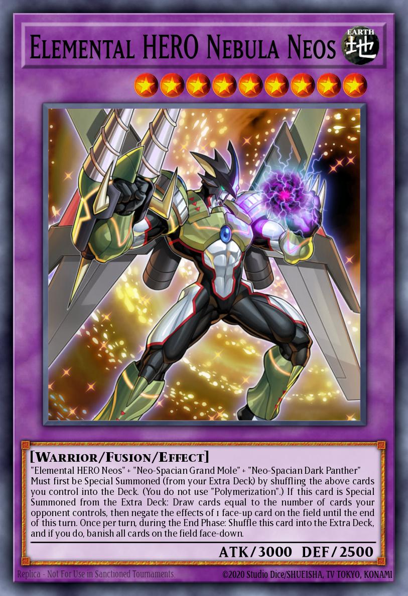 Elemental HERO Nebula Neos Yu-Gi-Oh card