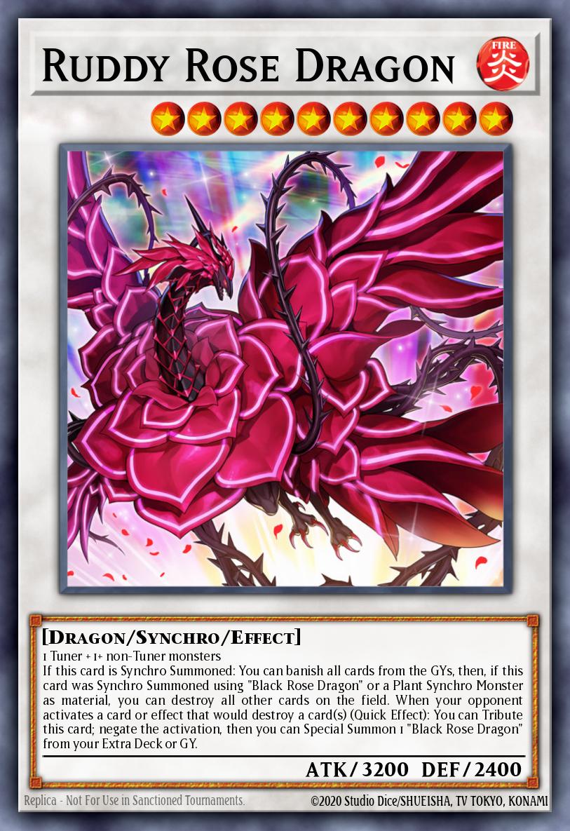 Ruddy Rose Dragon Yu-Gi-Oh card
