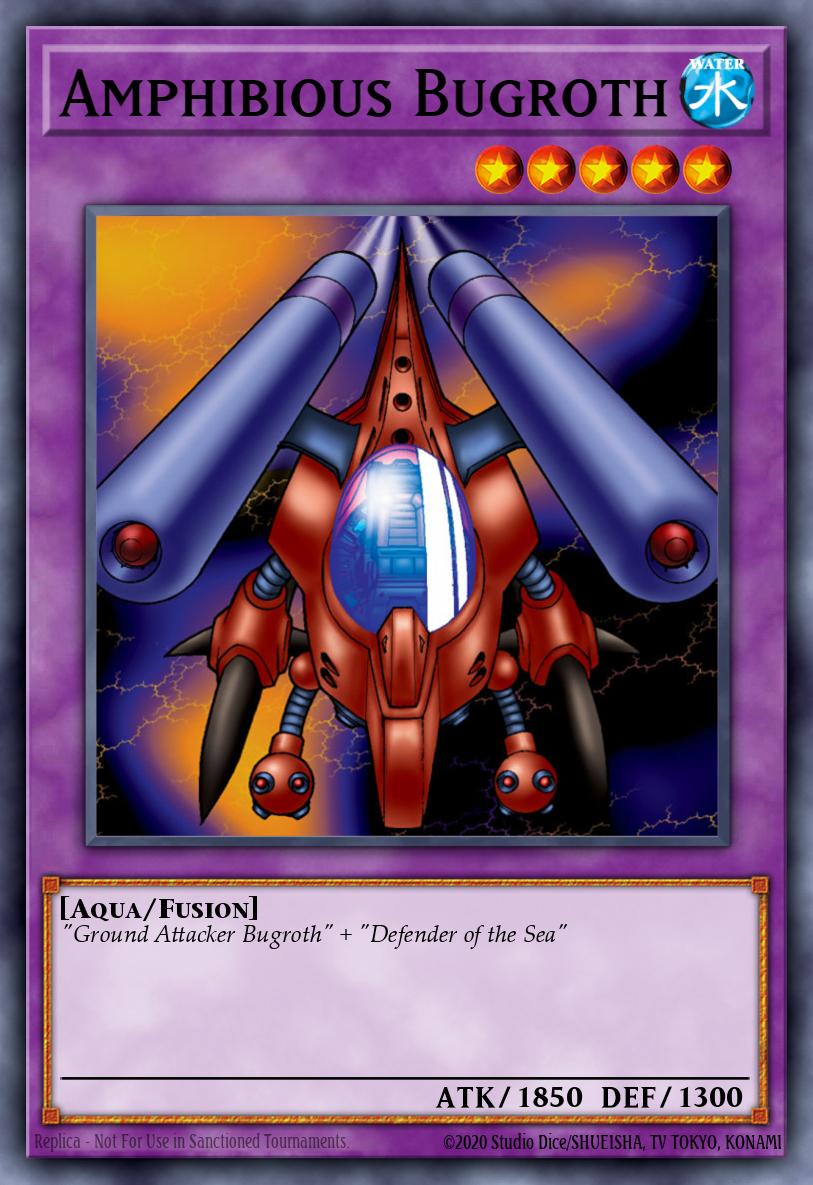 Amphibious Bugroth Yu-Gi-Oh card