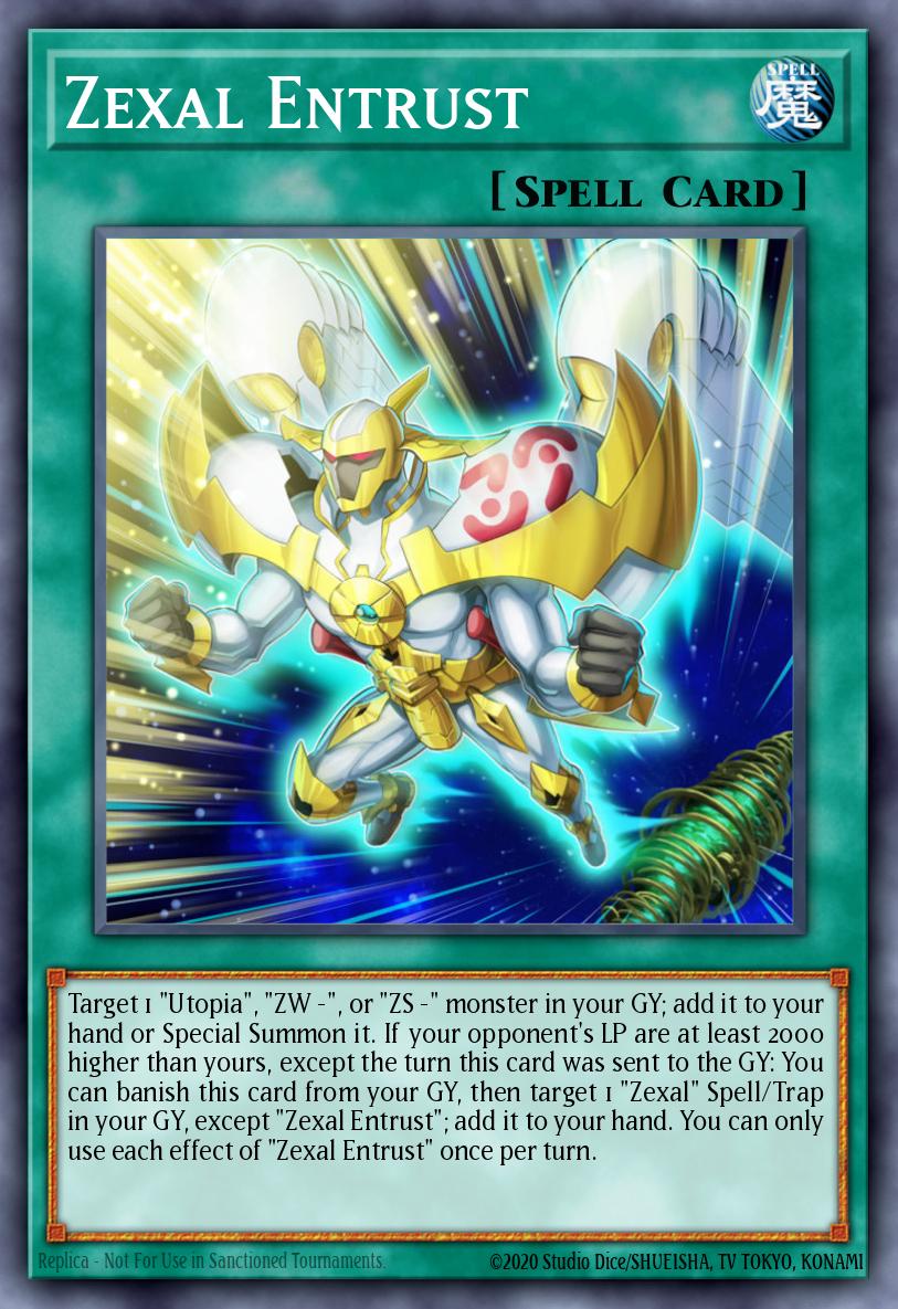 Zexal Entrust Yu-Gi-Oh card