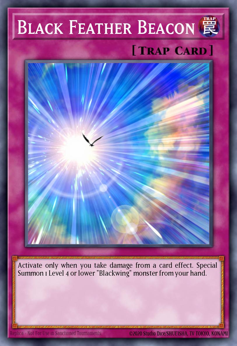 Black Feather Beacon Yu-Gi-Oh card