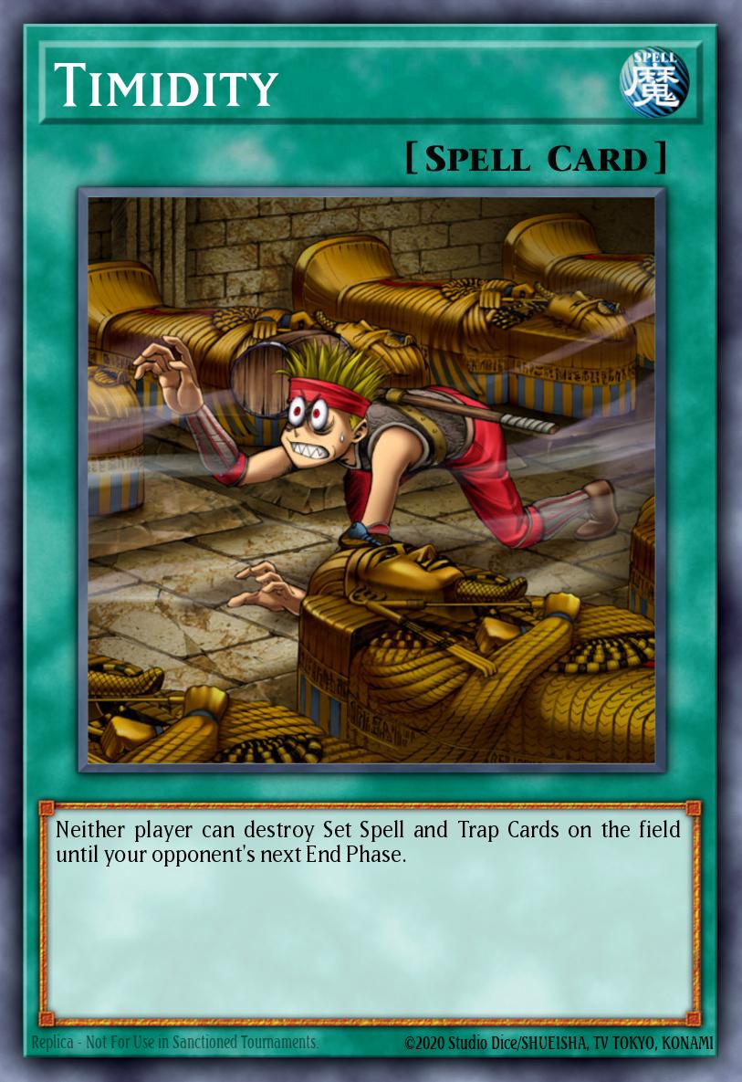 Timidity Yu-Gi-Oh card