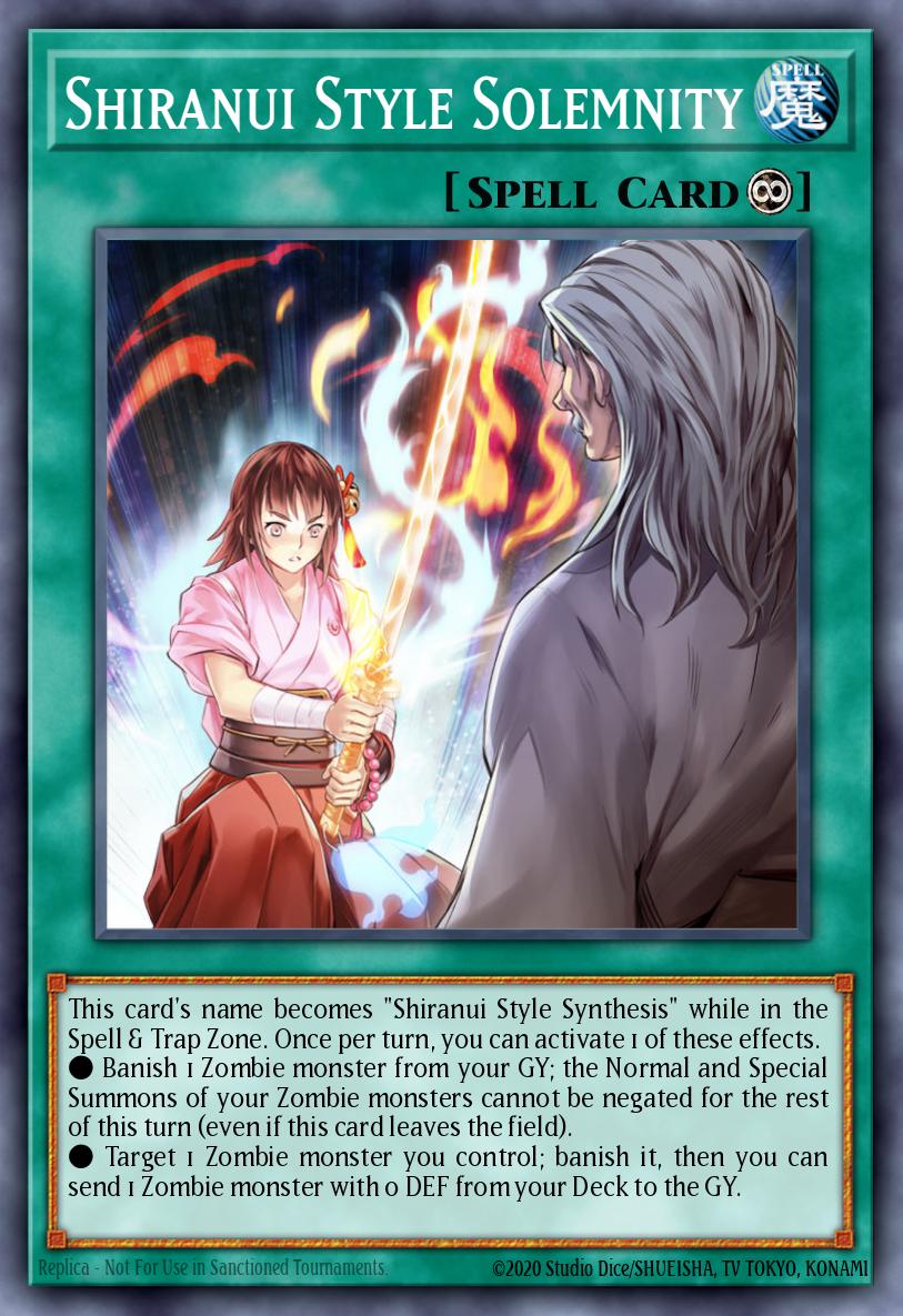 Shiranui Style Solemnity Yu-Gi-Oh card