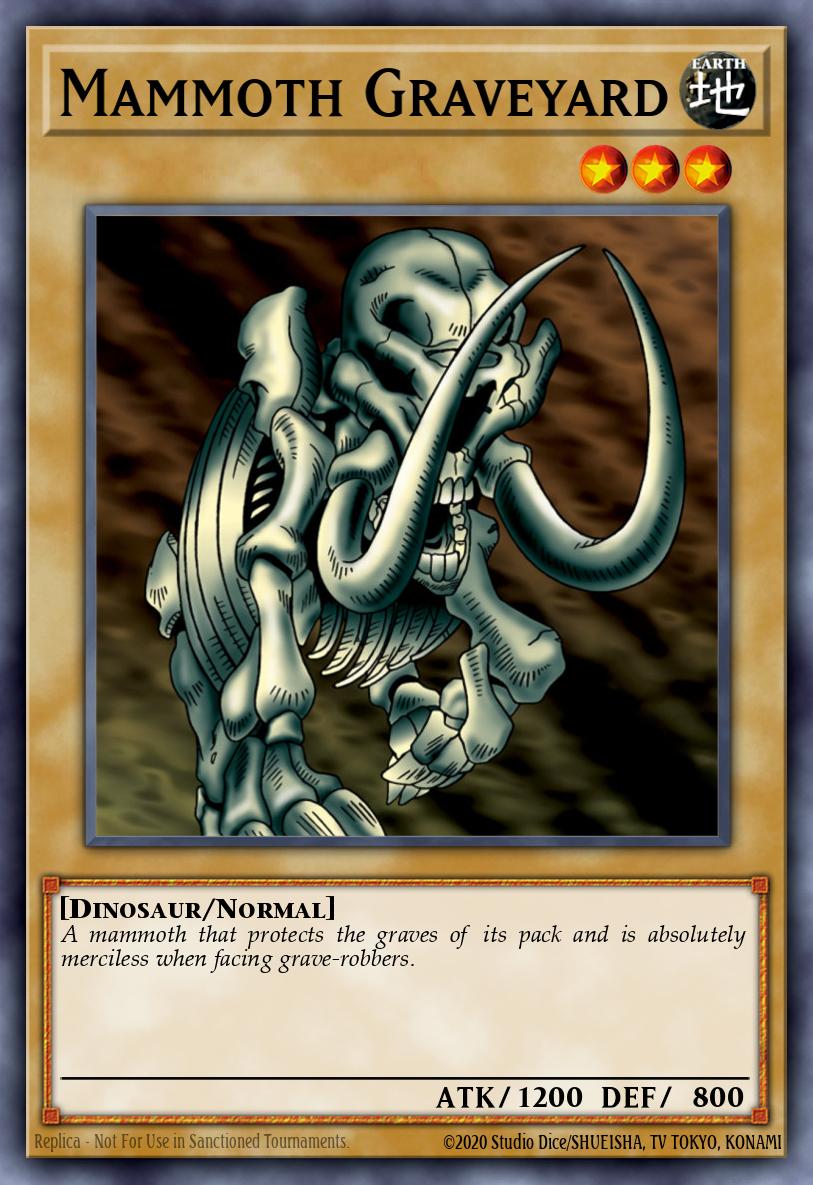 Mammoth Graveyard Yu-Gi-Oh card