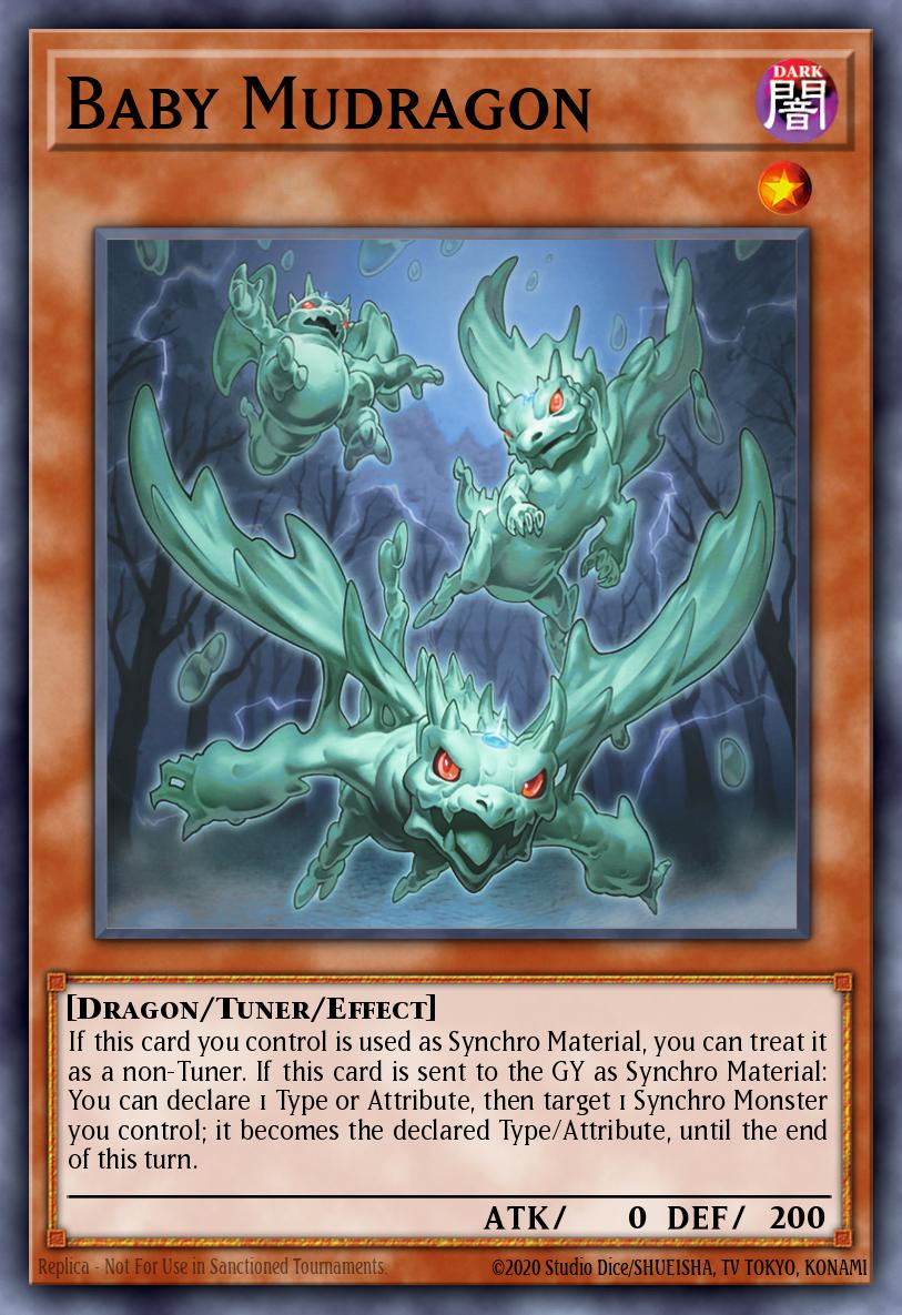 Baby Mudragon Yu-Gi-Oh card